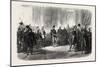 Reception of Hungarian Nobles by the Emperor of Austria at Budapest, Hungary-null-Mounted Giclee Print