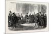 Reception of Hungarian Nobles by the Emperor of Austria at Budapest, Hungary-null-Mounted Premium Giclee Print