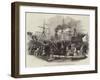 Reception of Kossuth, on Board the Madrid Steamer, at Southampton-null-Framed Giclee Print