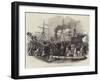 Reception of Kossuth, on Board the Madrid Steamer, at Southampton-null-Framed Giclee Print