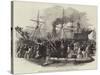 Reception of Kossuth, on Board the Madrid Steamer, at Southampton-null-Stretched Canvas