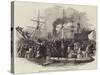 Reception of Kossuth, on Board the Madrid Steamer, at Southampton-null-Stretched Canvas