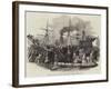 Reception of Kossuth, on Board the Madrid Steamer, at Southampton-null-Framed Giclee Print