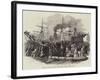 Reception of Kossuth, on Board the Madrid Steamer, at Southampton-null-Framed Giclee Print