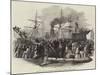Reception of Kossuth, on Board the Madrid Steamer, at Southampton-null-Mounted Giclee Print