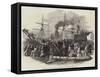 Reception of Kossuth, on Board the Madrid Steamer, at Southampton-null-Framed Stretched Canvas