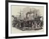 Reception of Kossuth, on Board the Madrid Steamer, at Southampton-null-Framed Giclee Print