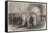 Reception of Ladies at the Tuileries on New-Year's Day-null-Framed Stretched Canvas