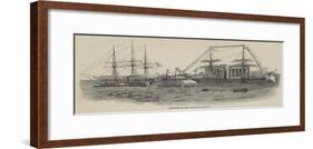 Reception of Lord Gough at Calcutta-null-Framed Giclee Print