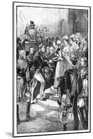Reception of Louis Philippe at Windsor Castle, 1844-null-Mounted Giclee Print