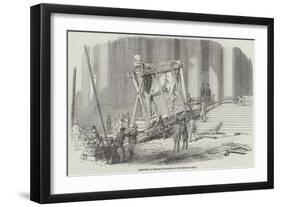 Reception of Nineveh Sculptures at the British Museum-null-Framed Giclee Print