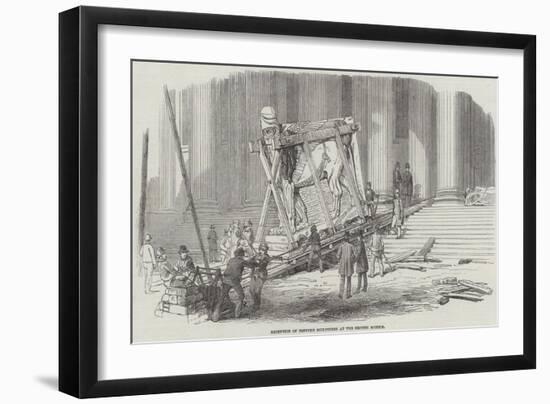 Reception of Nineveh Sculptures at the British Museum-null-Framed Giclee Print