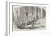 Reception of Nineveh Sculptures at the British Museum-null-Framed Giclee Print