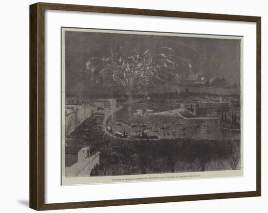 Reception of Professor Nordenskjold, the Swedish Arctic Explorer, at Stockholm-null-Framed Giclee Print