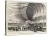 Reception of Queen Victoria at the Central Railway Station Newcastle-Upon-Tyne-null-Stretched Canvas