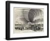 Reception of Queen Victoria at the Central Railway Station Newcastle-Upon-Tyne-null-Framed Art Print