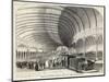 Reception of Queen Victoria at the Central Railway Station Newcastle-Upon-Tyne-null-Mounted Art Print