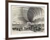 Reception of Queen Victoria at the Central Railway Station Newcastle-Upon-Tyne-null-Framed Art Print