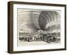 Reception of Queen Victoria at the Central Railway Station Newcastle-Upon-Tyne-null-Framed Art Print