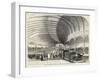 Reception of Queen Victoria at the Central Railway Station Newcastle-Upon-Tyne-null-Framed Art Print