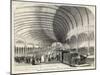 Reception of Queen Victoria at the Central Railway Station Newcastle-Upon-Tyne-null-Mounted Art Print