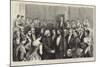 Reception of the Abbe Liszt at the Grosvenor Gallery-null-Mounted Giclee Print