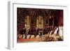 Reception of the Ambassadors of Siam by Napoleon III at the Palace of Fontainebleau, June 27, 1861-Jean-Léon Gerôme-Framed Giclee Print