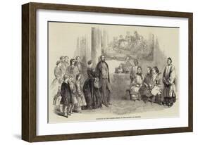 Reception of the Chinese Family by Her Majesty, at Osborne-null-Framed Giclee Print