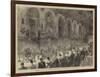 Reception of the Czar of Russia, Royal Banquet in St George's Hall, Windsor Castle-null-Framed Giclee Print