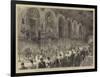 Reception of the Czar of Russia, Royal Banquet in St George's Hall, Windsor Castle-null-Framed Giclee Print