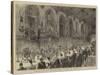 Reception of the Czar of Russia, Royal Banquet in St George's Hall, Windsor Castle-null-Stretched Canvas