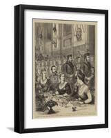 Reception of the Czar of Russia-Godefroy Durand-Framed Giclee Print