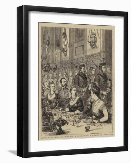 Reception of the Czar of Russia-Godefroy Durand-Framed Giclee Print