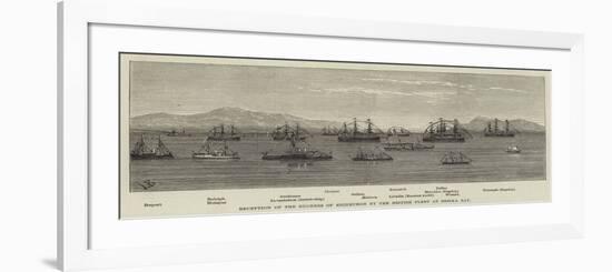 Reception of the Duchess of Edinburgh by the British Fleet at Besika Bay-null-Framed Giclee Print