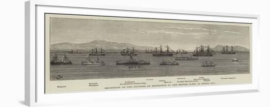 Reception of the Duchess of Edinburgh by the British Fleet at Besika Bay-null-Framed Giclee Print