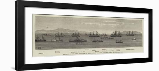 Reception of the Duchess of Edinburgh by the British Fleet at Besika Bay-null-Framed Giclee Print