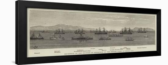 Reception of the Duchess of Edinburgh by the British Fleet at Besika Bay-null-Framed Giclee Print