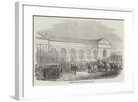 Reception of the Duke of Saxe-Coburg, at Paris-null-Framed Giclee Print