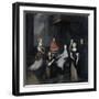 Reception of the Dutch Ambassador Hieronymus Van Beverningk by the Spanish Queen-Regent Maria-Anna-Caspar Netscher-Framed Art Print