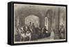 Reception of the Emperor and Empress of the French, at the Grand Entrance, Windsor Castle-null-Framed Stretched Canvas