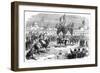 Reception of the Emperor of France on the Quay at Algiers, 1865-null-Framed Giclee Print