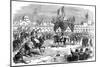 Reception of the Emperor of France on the Quay at Algiers, 1865-null-Mounted Giclee Print