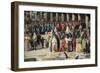 Reception of the French Ambassador in Venice, 1726-1727-Canaletto-Framed Giclee Print