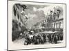 Reception of the Grand Duke Constantine at Marseilles, Marseille, France, 1857-null-Mounted Giclee Print