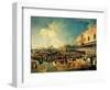 Reception of the Imperial Ambassador at the Doge's Palace, 1729-Canaletto-Framed Giclee Print
