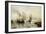 Reception of the Isere in New York Bay, June 20, 1885-Edward Percy Moran-Framed Premium Giclee Print
