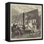Reception of the Prussians by the Geese of Molsheim-null-Framed Stretched Canvas