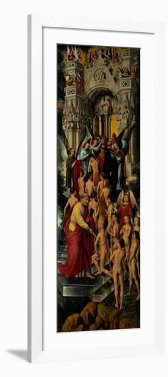 Reception of the Righteous into Heaven, Left Panel of Last Judgment Triptych, 1467-71-Hans Memling-Framed Giclee Print