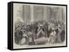 Reception of the Viceroy of Egypt by the Lord Mayor at the Mansion House-null-Framed Stretched Canvas