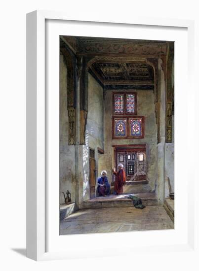 Reception Room, Memlook Radnau Bey's House, Cairo, 1873-Frank Dillon-Framed Giclee Print